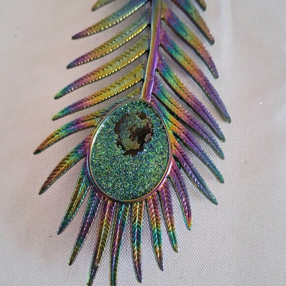 Lot of 3 Blue/Green Glitter Ornaments - Picture 9 of 10